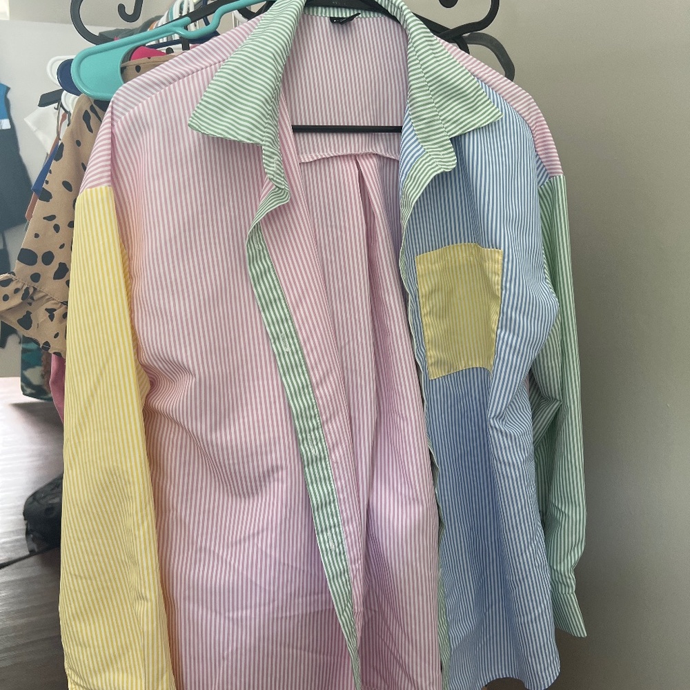 Colorful Button Up Shirt